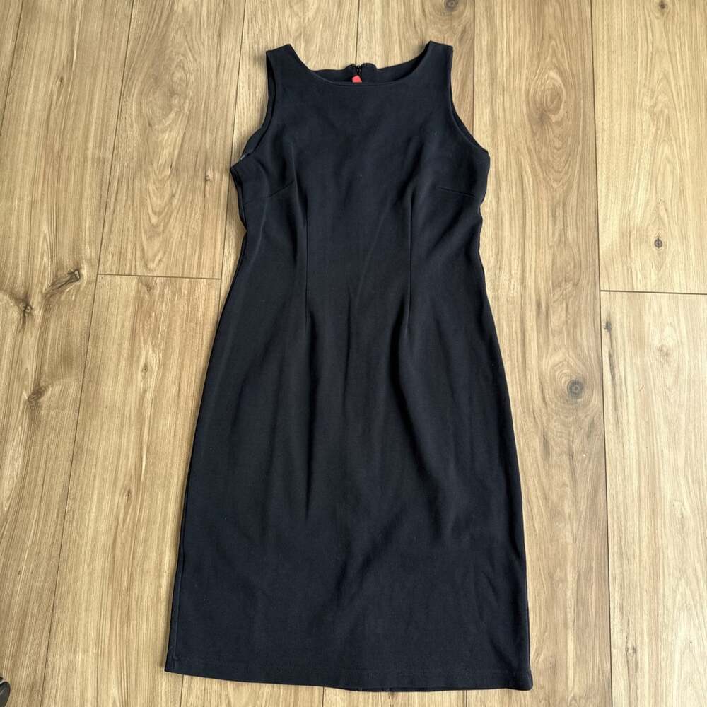 Hanna Andersson Black Sleeveless Dress Size 6 Petite Women's Career Office